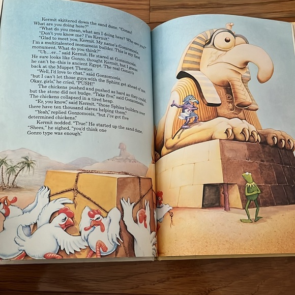 Vintage Muppets Kermit & Cleopigtra Hardcover Storybook - Picture 9 of 10